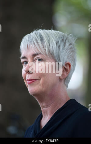 Schriftsteller Nicola White, erscheinen auf dem Edinburgh International Book Festival. Stockfoto