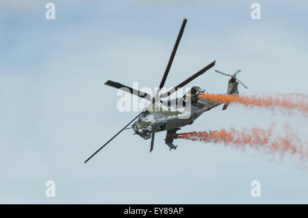 Apache-Hubschrauber auf der RIAT RAF Fairford England UK 2015 Stockfoto