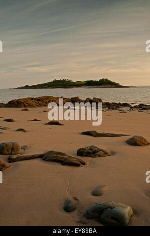 Sonnenuntergang über Ardwall Isle von Carrick Stockfoto