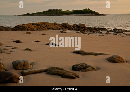 Sonnenuntergang über Ardwall Isle von Carrick Stockfoto