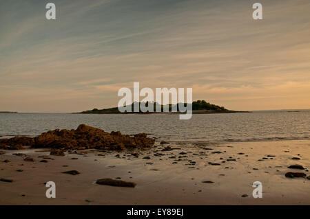 Sonnenuntergang über Ardwall Isle von Carrick Stockfoto