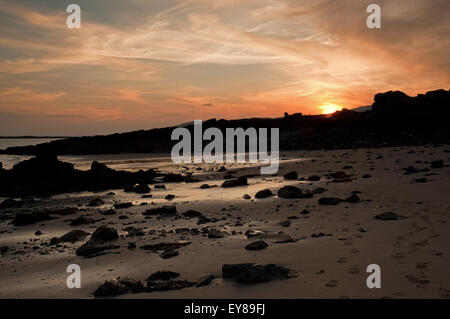 Sonnenuntergang über die Bucht von Flotte von Carrick Stockfoto