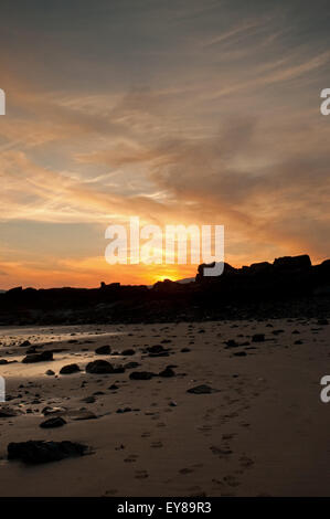 Sonnenuntergang über die Bucht von Flotte von Carrick Stockfoto