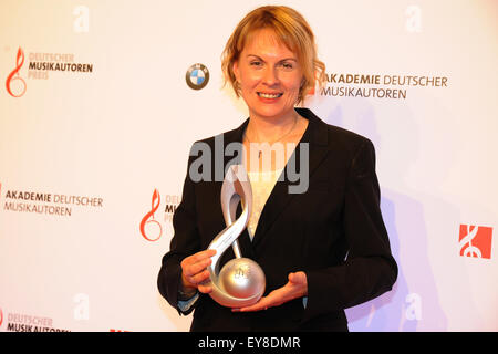 Deutscher Musikautorenpreis 2015 im Hotel The Ritz-Carlton am Potsdamer Platz.  Mitwirkende: Heike Fransecky wo: Berlin, Deutschland bei: 22. Mai 2015 Stockfoto