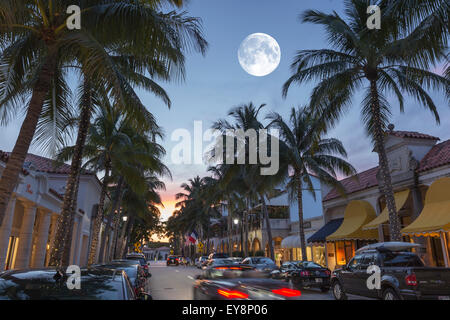WERT AVENUE PALM BEACH FLORIDA USA Stockfoto