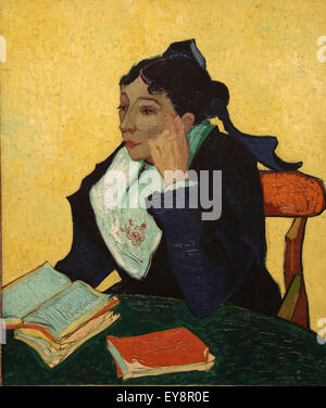 Vincent Van Gogh (1853-1890).  Niederländischer Maler. L ' Arlesienne: Madame Joseph-Michel Ginoux (Marie Julien, 1848-1911), 1888-1889. Stockfoto