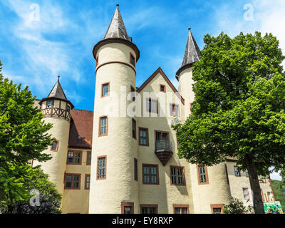 Die Spessart-Museum, Snow White Castle in Lohr am Main, Bayern, Deutschland Stockfoto