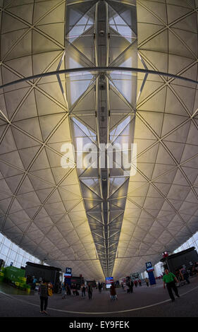 HKG Flughafen, Hongkong Stockfoto