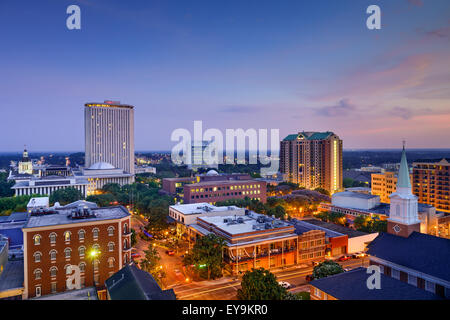 Tallahassee, Florida, USA Skyline der Innenstadt. Stockfoto