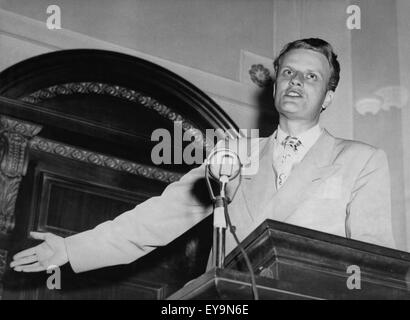 Billy Graham, weltbekannte christlicher Evangelist, Anfang 1950. Stockfoto