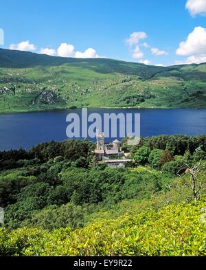 Lough Veagh Andcastle, Glenveagh, Co. Donegal, Irland Stockfoto