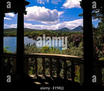 Beara Halbinsel, von der griechischen Tempel, Ilnacullin, Co Cork, Irland Stockfoto