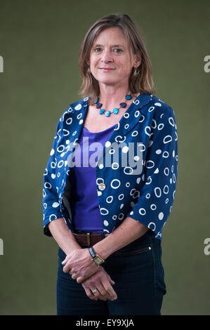 Schriftsteller Linda Cracknell, erscheinen auf dem Edinburgh International Book Festival. Stockfoto