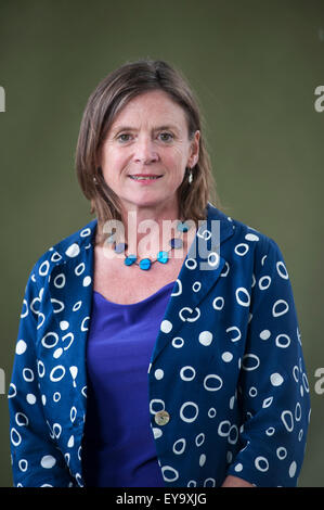 Schriftsteller Linda Cracknell, erscheinen auf dem Edinburgh International Book Festival. Stockfoto