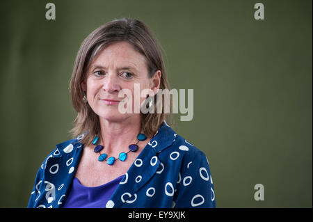 Schriftsteller Linda Cracknell, erscheinen auf dem Edinburgh International Book Festival. Stockfoto