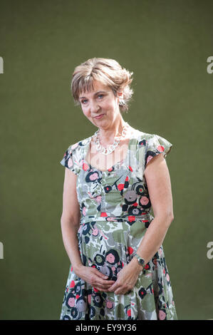 Sozialistische Feminist akademischen und Aktivist, Penny Dale, erscheinen auf dem Edinburgh International Book Festival. Stockfoto