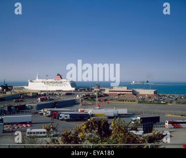 Rosslare Hafen, Rosslare Harbour, Co. Wexford, Irland Stockfoto