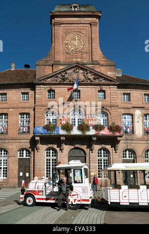 Weißenburg, Frankreich, dem Rathaus der elsässischen Stadt an der Lauter Stockfoto