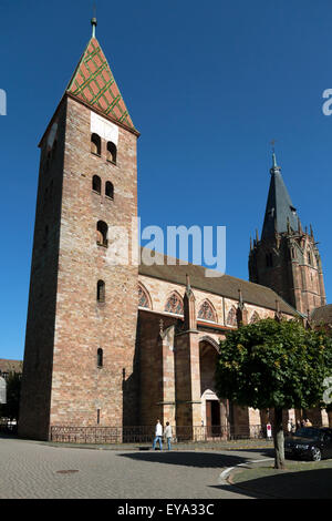 Weißenburg, Frankreich, Kirche St. Peter und Paul Stockfoto