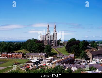 St. Patricks Kirche von Irland Kathedrale, Co. Armagh, Irland; Kirche aus dem 19. Jahrhundert Stockfoto