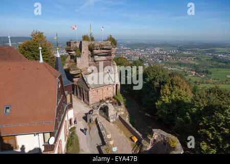 Saverne, Frankreich, Blick von der Burg Hohbarr Stockfoto