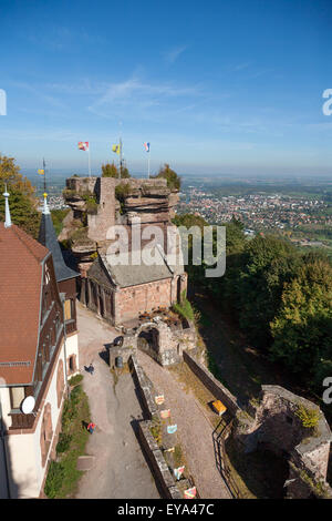 Saverne, Frankreich, Blick von der Burg Hohbarr Stockfoto