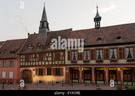 Kaysersberg, Frankreich, Geburtsort von Albert Schweitzer Stockfoto