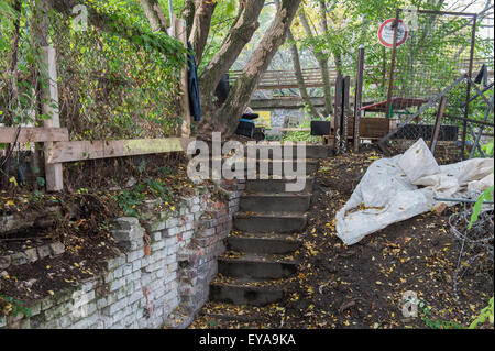 Berlin, Deutschland, erhaltene Teile der Berliner Mauer Stockfoto