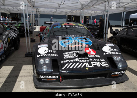 Silverstone, UK, 25. Juli 2015, Alpine in der Pitts in Silverstone Classic 2015 den Welten größten klassischen Motorsport-Festiva Credit: Keith Larby/Alamy Live News Stockfoto