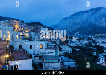 Blick auf die Insel Capri in Italien Stockfoto