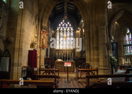 Schrein des Heiligen Augustinus, Pugin die Kirche von Str. Augustine, Ramsgate, Kent, England, UK Stockfoto
