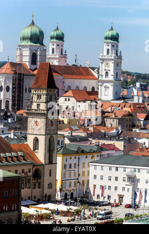 Dom St. Stephan Passau Altstadt Bayern Passau Deutschland, Europa Stockfoto