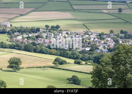 Rainow Dorf in den Peak District Hügeln oberhalb von Macclesfield, Cheshire Stockfoto