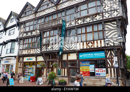 Elisabethanisches alten hohen Haus im Zentrum Stadt ist die größte Stadt Fachwerkhaus In England Stafford Staffordshire UK Stockfoto