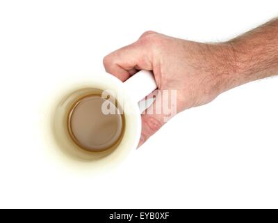 Eine Nahaufnahme von einem mans Hände Stockfoto