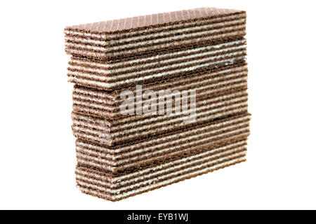 dunkle Waffeln Stockfoto