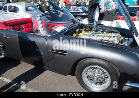 Sydney, Australien. 26. Juli 2015. 1962 Aston Martin DB4 Cabrio abgebildet. Bildnachweis: model10/Alamy Live-Nachrichten Stockfoto