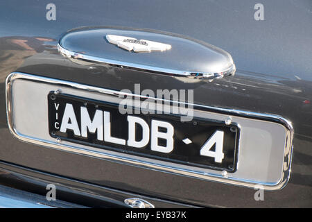 Sydney, Australien. 26. Juli 2015. 1962 Aston Martin DB4 Cabrio abgebildet. mit Aston Martin Lagonda David brown 4 Nummernschild Credit: model10/Alamy Live-Nachrichten Stockfoto