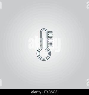 Thermometer-Symbol Stock Vektor