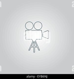 Video-Kamera-Symbol Vektor Stock Vektor