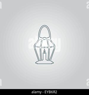 Laterne-Symbol Stock Vektor