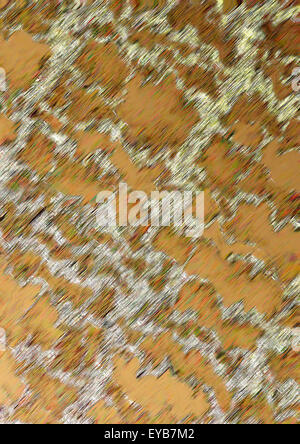 Ocker Hintergrund von Farbe, die schrägen Striche Stockfoto