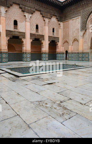 Die Ben Youssef Madrasa in Marrakesch, Marokko Stockfoto