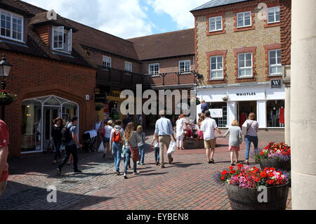 Farnham Stadt in der Grafschaft Surrey uk Juli 2015 Stockfoto
