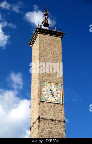 Torre Orologio Turm in Viterbo, Italien Stockfoto