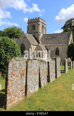 Kirche St Kenelm, Minster Lovell, Oxfordshire, England, Vereinigtes Königreich. Stockfoto