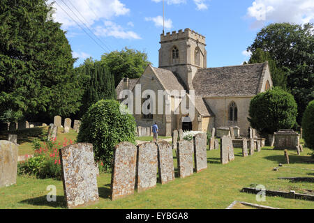 Kirche St Kenelm, Minster Lovell, Oxfordshire, England, Vereinigtes Königreich. Stockfoto