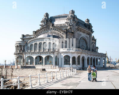 Die verlassenen alten Casino im Jugendstil in Constanta in Rumänien Stockfoto