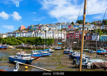 Am Hafen von Brixham, Torbay, Devon, England, UK Stockfoto