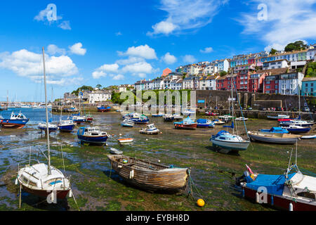 Am Hafen von Brixham, Torbay, Devon, England, UK Stockfoto